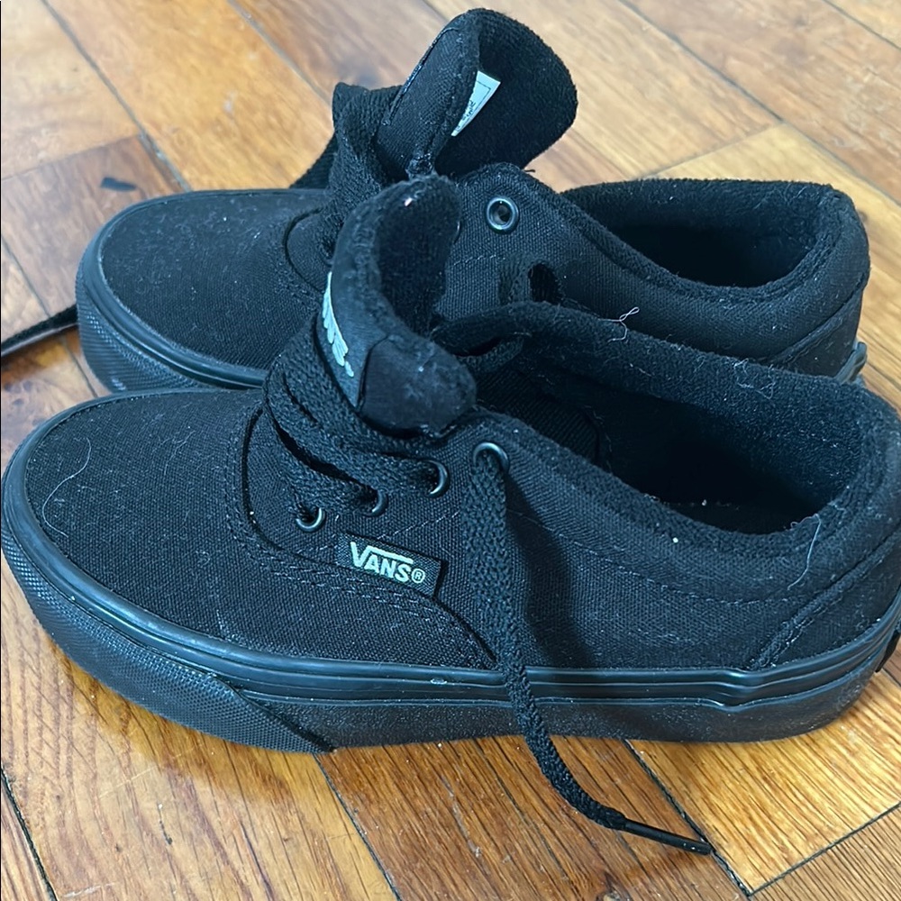 Vans Kids Black Sneakers